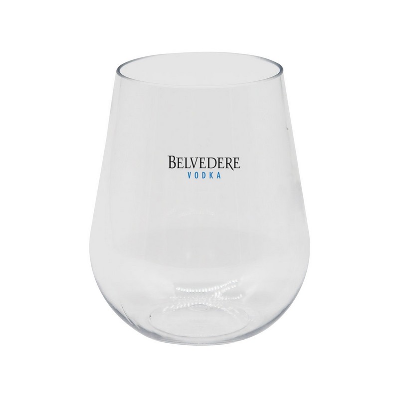 S714 - Stemless Shatterproof White Wine Glass