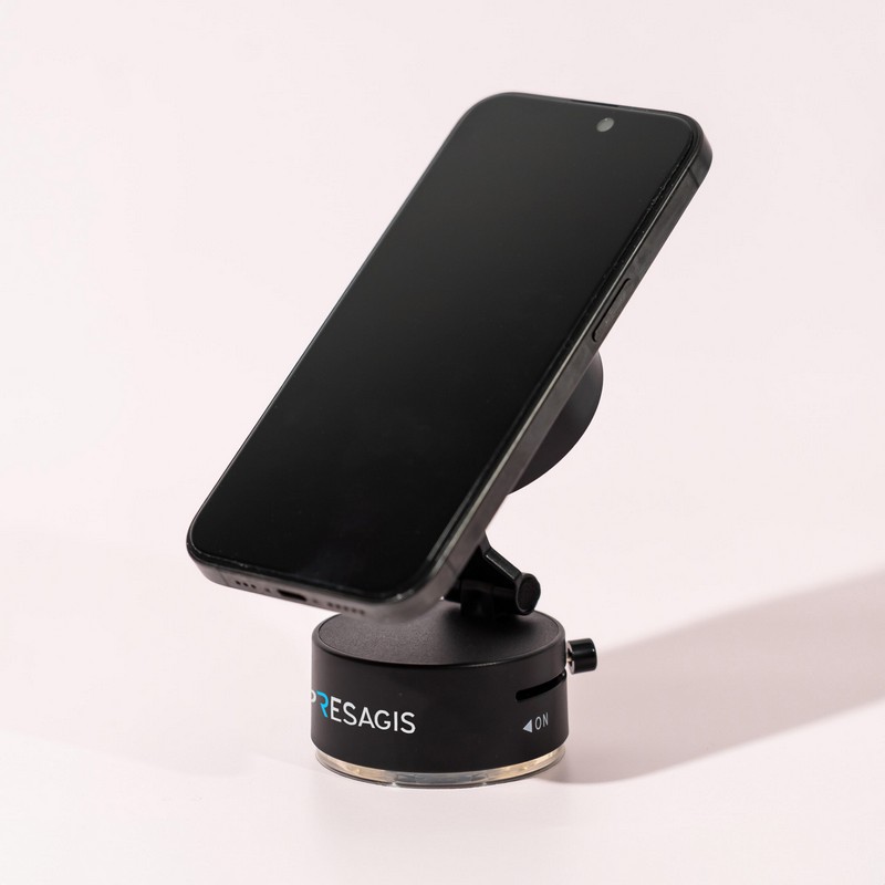 T164 - Recycled ABS Vacuum Suction Magnetic Phone Stand