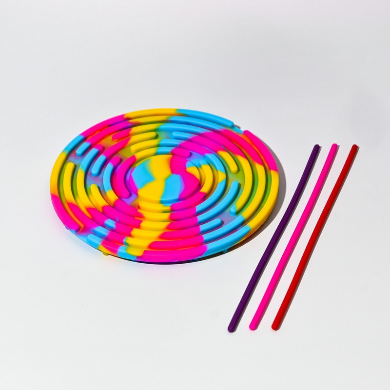 Sensory Activity Board (Rainbow colour)