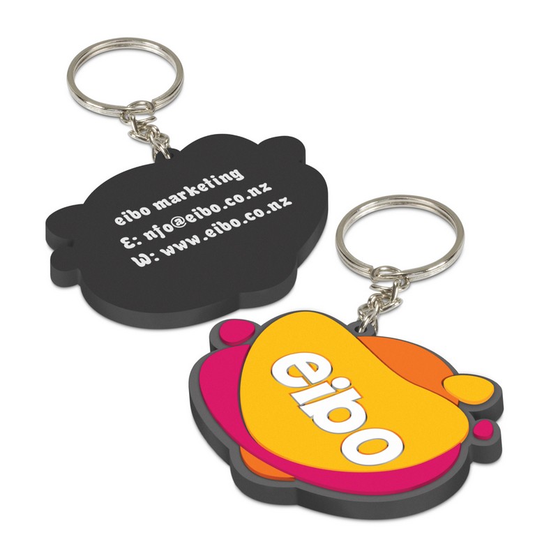 107109 - PVC Key Ring Small - One Side Moulded